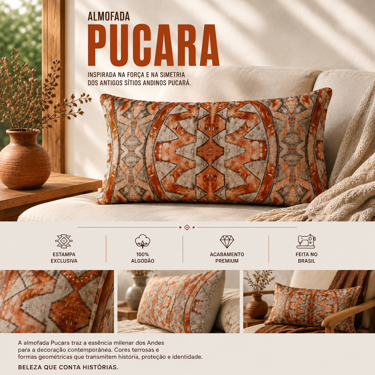 Capa de Almofada Pucara